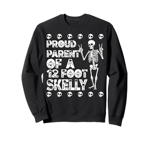 Stolze Eltern eines 3,6 m Skelly – Halloween Sweatshirt von Halloween Clothing & Costumes