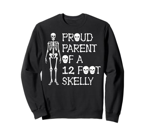 Stolze Eltern eines 3,6 m Skelly – Halloween Sweatshirt von Halloween Clothing & Costumes