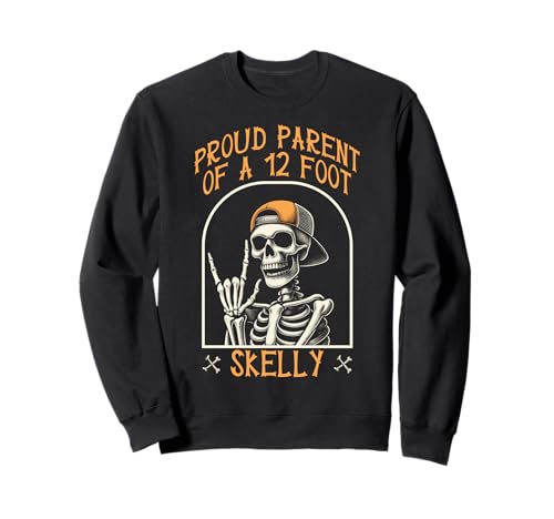 Stolze Eltern eines 3,6 m Skelly – Halloween Sweatshirt von Halloween Clothing & Costumes