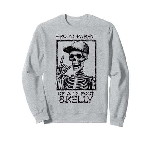 Stolze Eltern eines 3,6 m Skelly – Halloween Sweatshirt von Halloween Clothing & Costumes