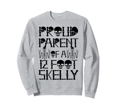 Stolze Eltern eines 3,6 m Skelly – Halloween Sweatshirt von Halloween Clothing & Costumes