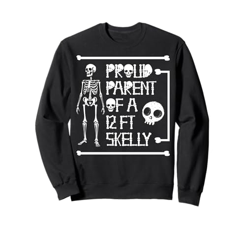 Stolze Eltern eines 3,6 m Skelly – Halloween Sweatshirt von Halloween Clothing & Costumes