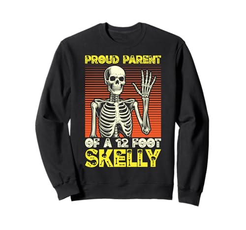 Stolze Eltern eines 3,6 m Skelly – Halloween Sweatshirt von Halloween Clothing & Costumes