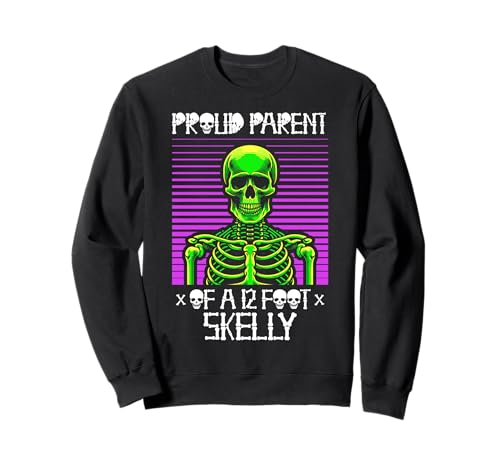 Stolze Eltern eines 3,6 m Skelly – Halloween Sweatshirt von Halloween Clothing & Costumes