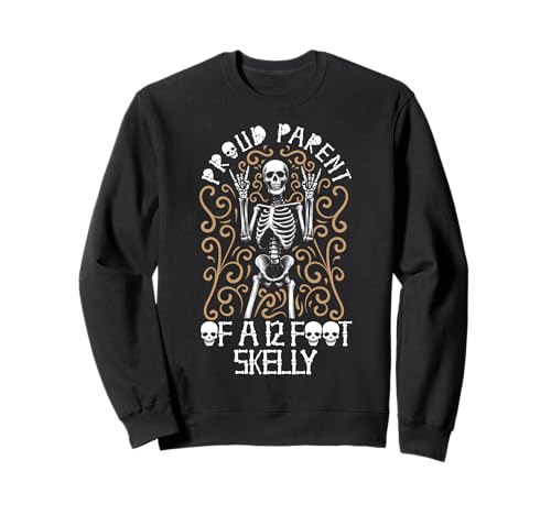 Stolze Eltern eines 3,6 m Skelly – Halloween Sweatshirt von Halloween Clothing & Costumes