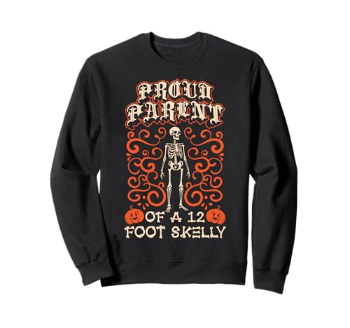 Stolze Eltern eines 3,6 m Skelly – Halloween Sweatshirt von Halloween Clothing & Costumes