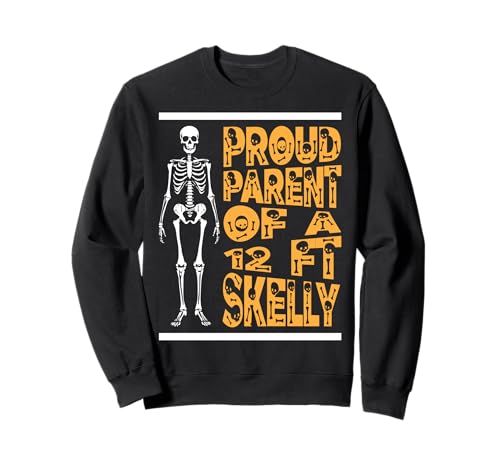 Stolze Eltern eines 3,6 m Skelly – Halloween Sweatshirt von Halloween Clothing & Costumes