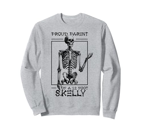 Stolze Eltern eines 3,6 m Skelly – Halloween Sweatshirt von Halloween Clothing & Costumes