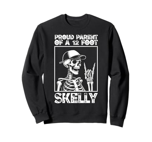 Stolze Eltern eines 3,6 m Skelly – Halloween Sweatshirt von Halloween Clothing & Costumes