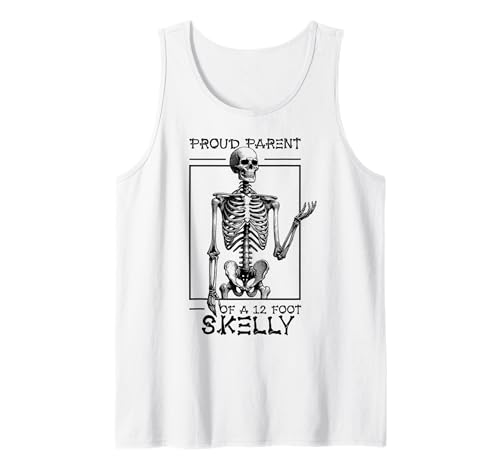 Stolze Eltern eines 3,6 m Skelly – Halloween Tank Top von Halloween Clothing & Costumes
