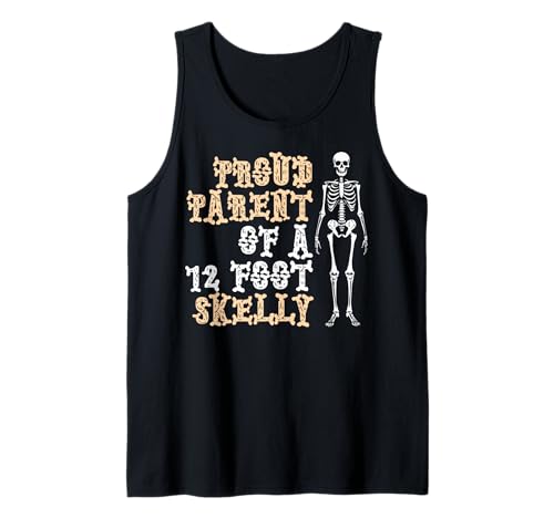 Stolze Eltern eines 3,6 m Skelly – Halloween Tank Top von Halloween Clothing & Costumes