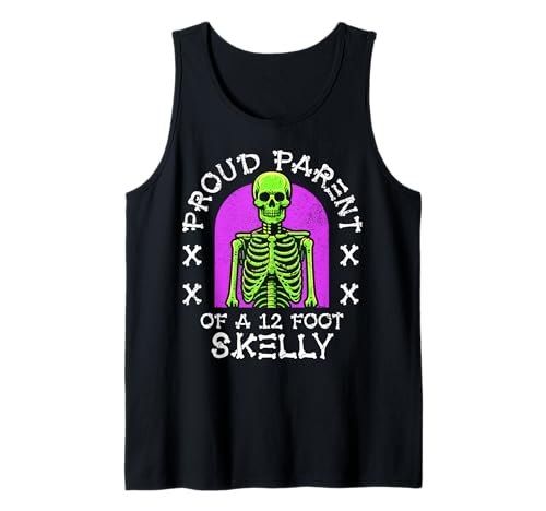 Stolze Eltern eines 3,6 m Skelly – Halloween Tank Top von Halloween Clothing & Costumes