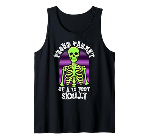 Stolze Eltern eines 3,6 m Skelly – Halloween Tank Top von Halloween Clothing & Costumes