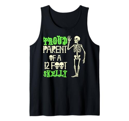 Stolze Eltern eines 3,6 m Skelly – Halloween Tank Top von Halloween Clothing & Costumes