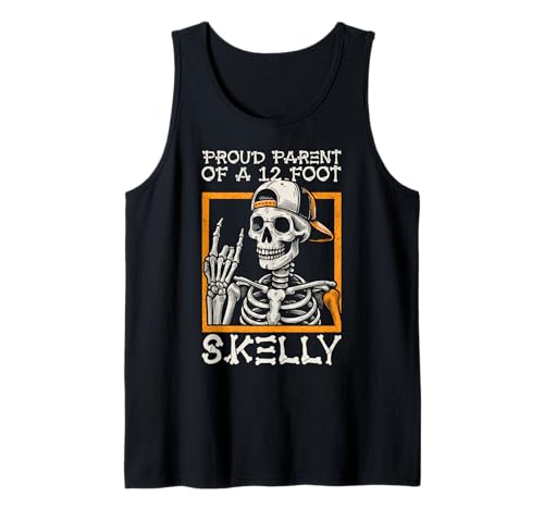 Stolze Eltern eines 3,6 m Skelly – Halloween Tank Top von Halloween Clothing & Costumes