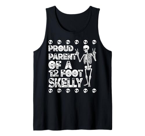 Stolze Eltern eines 3,6 m Skelly – Halloween Tank Top von Halloween Clothing & Costumes