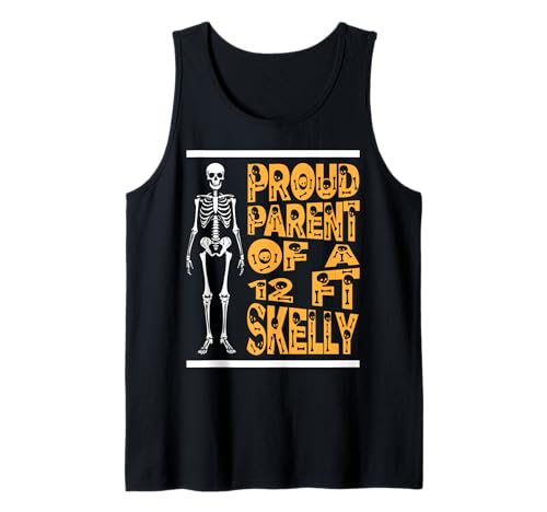 Stolze Eltern eines 3,6 m Skelly – Halloween Tank Top von Halloween Clothing & Costumes