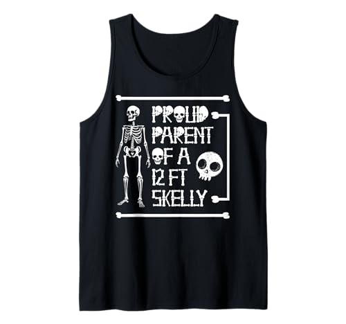 Stolze Eltern eines 3,6 m Skelly – Halloween Tank Top von Halloween Clothing & Costumes