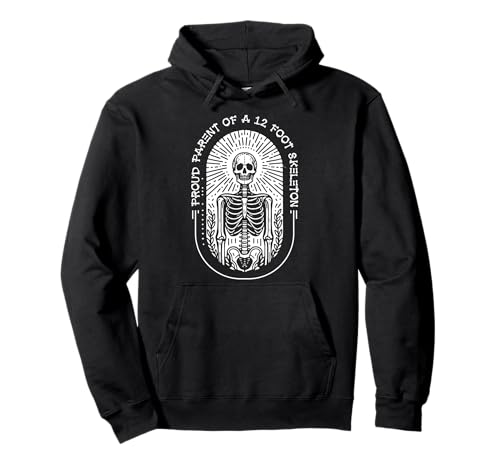 Stolze Eltern eines 3,6 m großen Skeletts, Halloween Pullover Hoodie von Halloween Clothing & Costumes