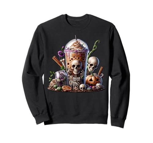 Coffee Halloween Graphic for Women and Men Skeleton Lovers Sweatshirt Coffee Halloween Graphic for Women and Men Skeleton Lovers Sweatshirt von Halloween Coffee Cups Gifts For Coffee Lovers