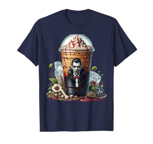 Halloween Coffee Graphic for Women and Men Spooky Vampire T-Shirt Halloween Coffee Graphic for Women and Men Spooky Vampire T-Shirt von Halloween Coffee Cups Gifts For Coffee Lovers