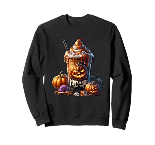 Pumpkin Spice Halloween Coffee for Men Spooky Pumpkin King Sweatshirt von Halloween Coffee Cups Gifts For Coffee Lovers