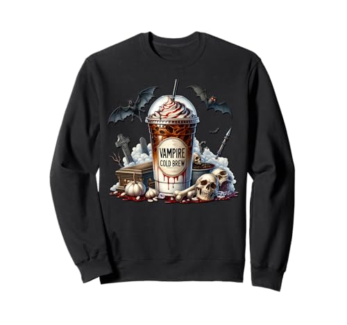 Vampire Coffee Cup Graphic for Women and Men Halloween Bat Sweatshirt Vampire Coffee Cup Graphic for Women and Men Halloween Bat Sweatshirt von Halloween Coffee Cups Gifts For Coffee Lovers