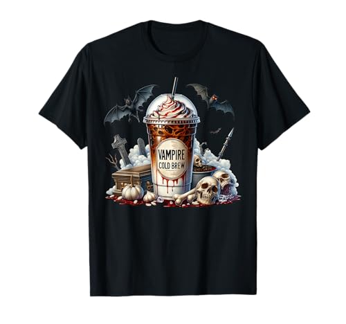 Vampire Coffee Cup Graphic for Women and Men Halloween Bat T-Shirt Vampire Coffee Cup Graphic for Women and Men Halloween Bat T-Shirt von Halloween Coffee Cups Gifts For Coffee Lovers