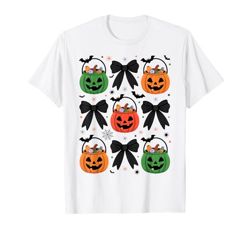 Cute Coquette Bow Pumpkin Season Halloween Autumn Fall Women T-Shirt Cute Coquette Bow Pumpkin Season Halloween Autumn Fall Women T-Shirt von Halloween Coquette Bow Pumpkin Ghost Tee