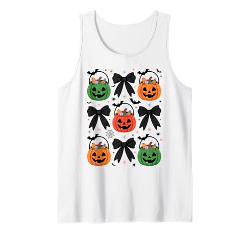 Cute Coquette Bow Pumpkin Season Halloween Autumn Fall Women Tank Top Cute Coquette Bow Pumpkin Season Halloween Autumn Fall Women Tank Top von Halloween Coquette Bow Pumpkin Ghost Tee