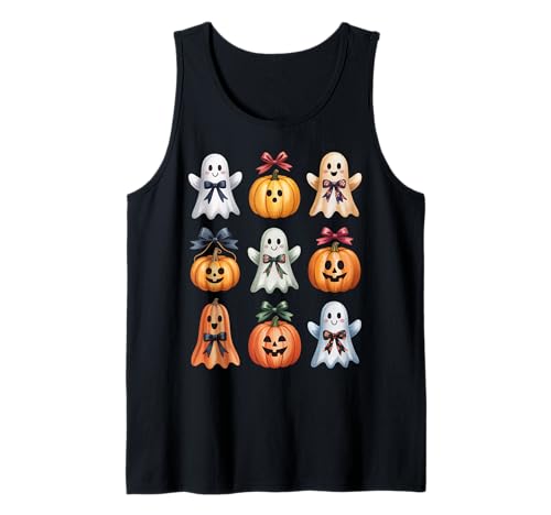 Halloween Coquette Bow Pumpkin Ghost Spooky Boo Women Girls Tank Top Halloween Coquette Bow Pumpkin Ghost Spooky Boo Women Girls Tank Top von Halloween Coquette Bow Pumpkin Ghost Tee