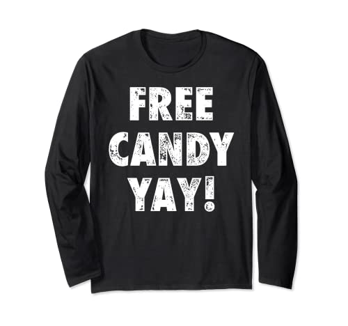 Halloween Free Candy Yay! Kostüm Idee Geschenk für Kinder Langarmshirt Halloween Free Candy Yay! Kostüm Idee Geschenk für Kinder Langarmshirt von Halloween Costumes MV&SG