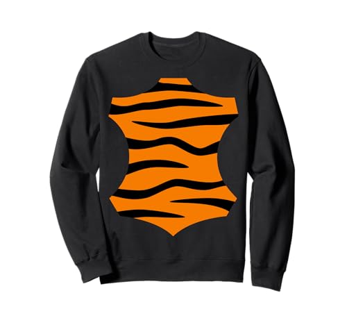 Tiger Brust Halloween Kostüm Lustige Männer Jungen Tiger Kostüme Sweatshirt von Halloween Costumes Men Women Dad Funny Boys Girls