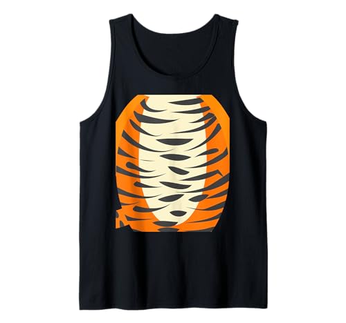 Tiger Brust Halloween Kostüm Lustige Männer Jungen Tiger Kostüme Tank Top von Halloween Costumes Men Women Dad Funny Boys Girls