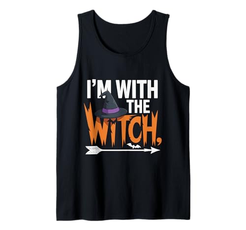 Halloween-Shirts für Männer I'm with The Witch Lustiges Halloween Tank Top Halloween-Shirts für Männer I'm with The Witch Lustiges Halloween Tank Top von Halloween Couples Funny Witch Matching Men Husband