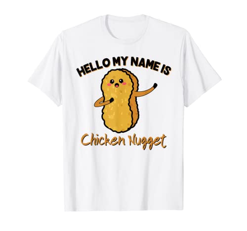 Hello my name is Chicken Nugget Kostüm für Kinder T-Shirt Hello my name is Chicken Nugget Kostüm für Kinder T-Shirt von Halloween Dabbing Chicken Nugget Costume adult