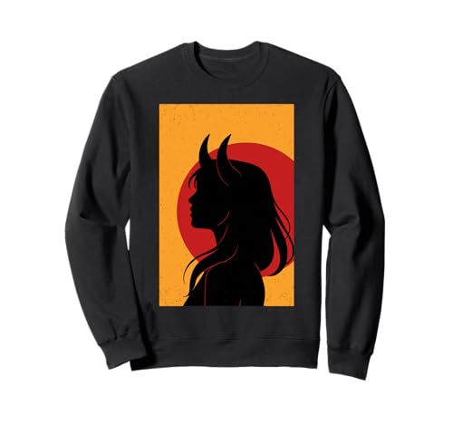 Demon Girl Halloween Goth Gothic Gruselige Jahreszeit Frauen Sweatshirt Demon Girl Halloween Goth Gothic Gruselige Jahreszeit Frauen Sweatshirt von Halloween Demon Girl Spooky Season Women