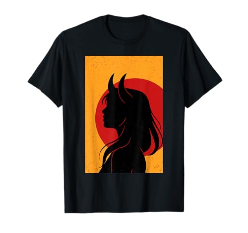 Demon Girl Halloween Goth Gothic Gruselige Jahreszeit Frauen T-Shirt Demon Girl Halloween Goth Gothic Gruselige Jahreszeit Frauen T-Shirt von Halloween Demon Girl Spooky Season Women