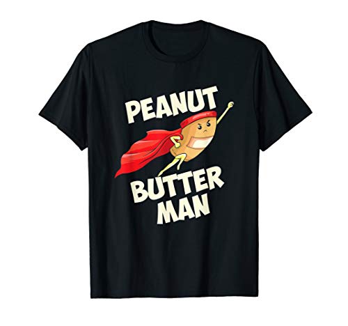 Peanut Butter Man Lustiges Halloween-Kostüm T-Shirt von Halloween Designs by Dennex
