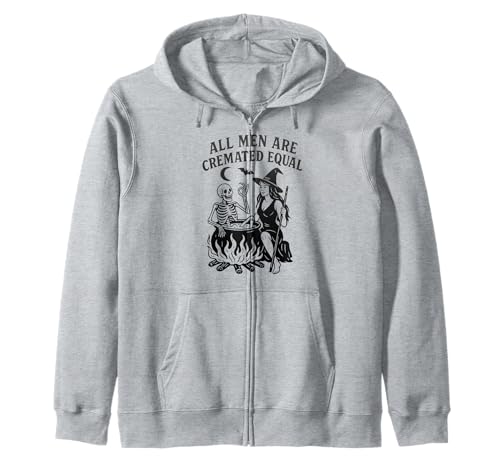 All Men Are Cremated Equal T-Shirt mit Witch Cauldron-Grafik Kapuzenjacke All Men Are Cremated Equal T-Shirt mit Witch Cauldron-Grafik Kapuzenjacke von Halloween Designs