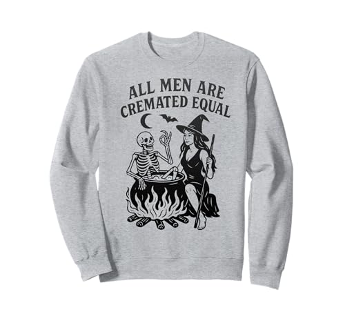 All Men Are Cremated Equal T-Shirt mit Witch Cauldron-Grafik Sweatshirt All Men Are Cremated Equal T-Shirt mit Witch Cauldron-Grafik Sweatshirt von Halloween Designs
