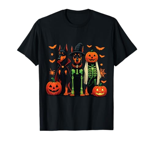 Dobermann Mama Geist Hexe Lustiges Hundekostüm T-Shirt Dobermann Mama Geist Hexe Lustiges Hundekostüm T-Shirt von Halloween Doberman Dog Mummy Ghost Witch Tees