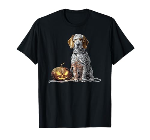 Beagle Dog Mummy Happy Halloween Herren Damen T-Shirt Beagle Dog Mummy Happy Halloween Herren Damen T-Shirt von Halloween Dog Lover Owner Beagle Mummy