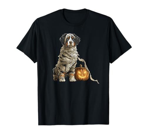 Berner Sennenhund Mama Happy Halloween Herren Damen T-Shirt Berner Sennenhund Mama Happy Halloween Herren Damen T-Shirt von Halloween Dog Lover Owner Bernese Mountain Mummy