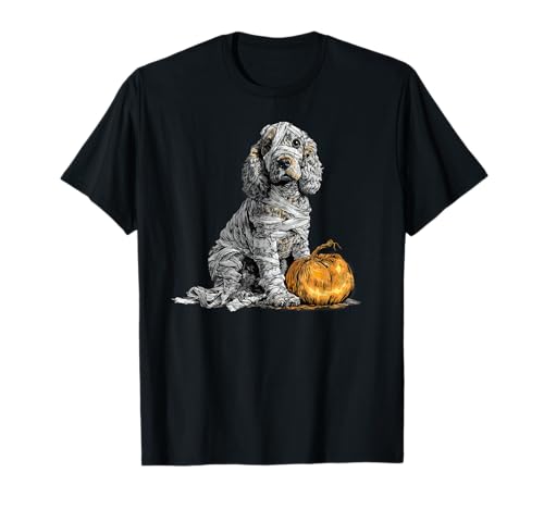 Cocker Spaniel Hund Mama Happy Halloween Männer Frauen T-Shirt Cocker Spaniel Hund Mama Happy Halloween Männer Frauen T-Shirt von Halloween Dog Lover Owner Cocker Spaniel Mummy