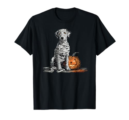 Dalmatiner Hund Mama Happy Halloween Männer Frauen T-Shirt Dalmatiner Hund Mama Happy Halloween Männer Frauen T-Shirt von Halloween Dog Lover Owner Dalmatian Mummy