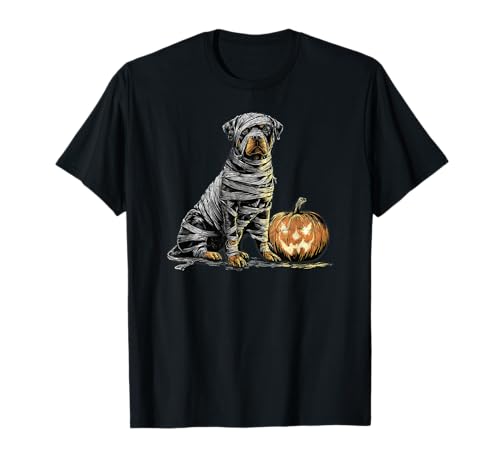 Rottweiler Hund Mama Happy Halloween Männer Frauen T-Shirt Rottweiler Hund Mama Happy Halloween Männer Frauen T-Shirt von Halloween Dog Lover Owner Rottweiler Mummy