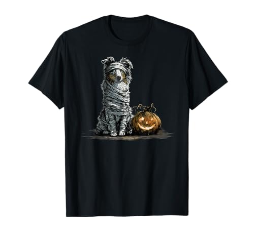 Shetland Sheepdog, Hundemama, Happy Halloween, Herren, Damen T-Shirt Shetland Sheepdog, Hundemama, Happy Halloween, Herren, Damen T-Shirt von Halloween Dog Lover Owner Shetland Sheepdog Mummy