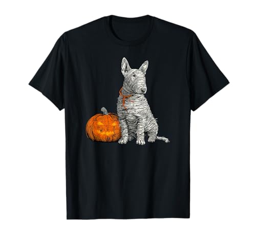 Bullterrier Hund Mama Happy Halloween Männer Frauen T-Shirt Bullterrier Hund Mama Happy Halloween Männer Frauen T-Shirt von Halloween Dog Lover Owner bull terrier Mummy