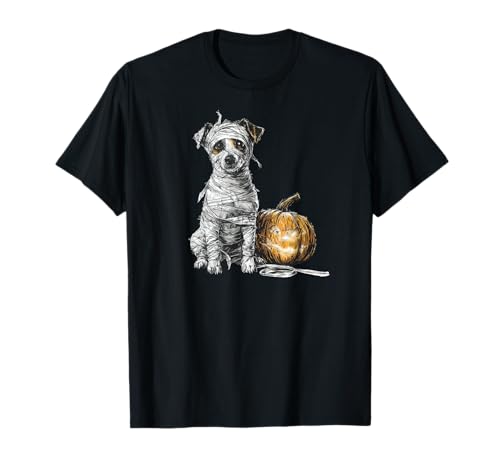 Jack Russell Hund Mama Happy Halloween Herren Damen T-Shirt Jack Russell Hund Mama Happy Halloween Herren Damen T-Shirt von Halloween Dog Lover Owner jack russell Mummy